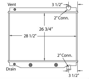 560006 - 1990-1994 1/2 Ford B&F Series w/AT Radiator