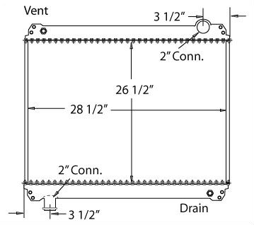 570002 - 1994 1/2 and up Ford B&F Series w/MT Radiator