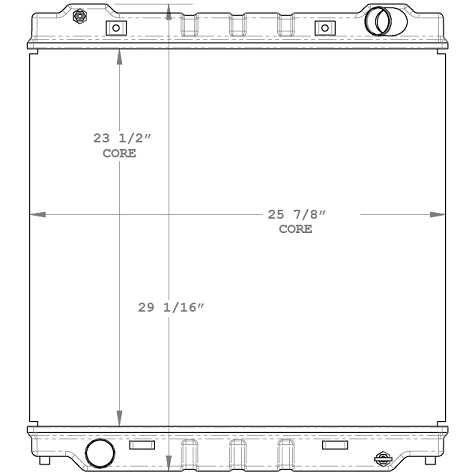 580017WF - Isuzu NPR Radiator