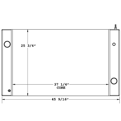 580049 - GMC Diesel Truck Diesel Radiator