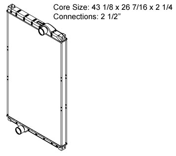 640018 - Kohler Generator Radiator