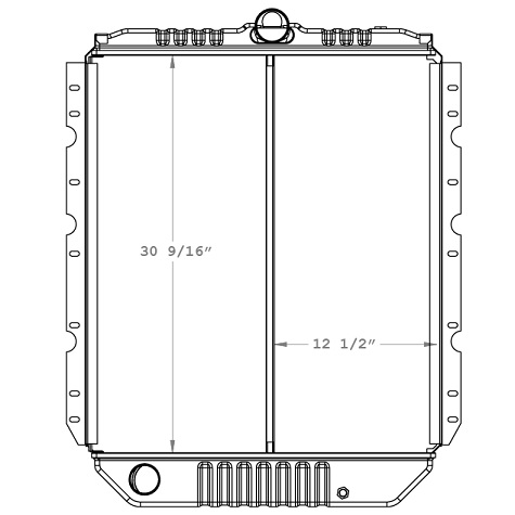 640062 - Intl Bus / 4700-4900 1/2 Core / A.T./ Radiator