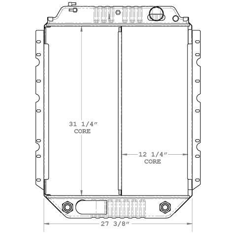 640063 - Intl Bus / 4700-4900 1/2 Core / A.T./ Radiator