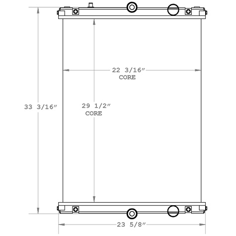 650030 - Kenworth T210 2013 - Newer Radiator Radiator