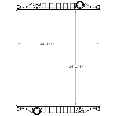 730022 - Mack Freedom Radiator 2002 Radiator