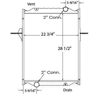 730035 - Mack Freedom Radiator Radiator