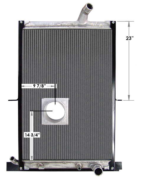 730041 - Mack MRU with 1-1/2 inch lower left connector 2008-2013 Radiator