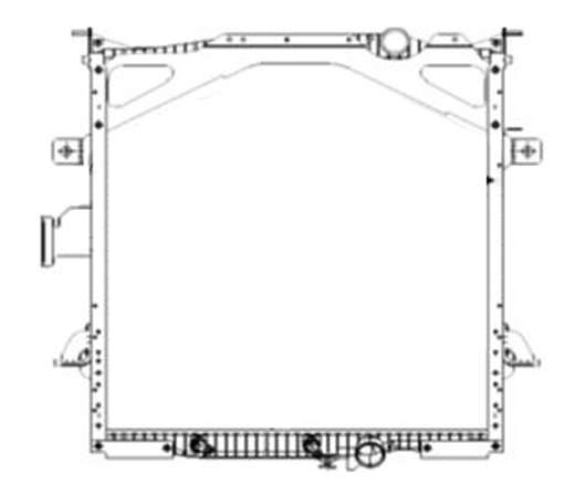 730045WF - Mack CHN 2004-2007 with Mack mounting frame Radiator