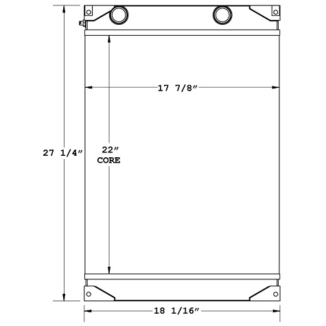 730056 - Mack MRU Auxiliary Radiator 2008 to Present Radiator