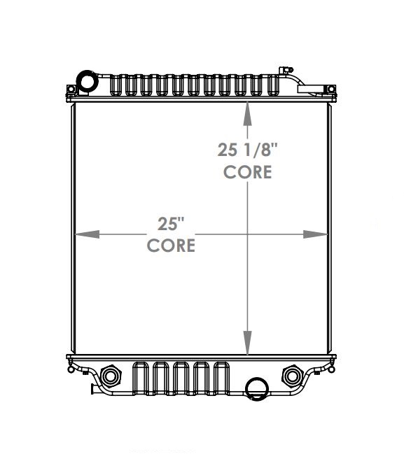 730068 - 2022 Mack MD Radiator Radiator