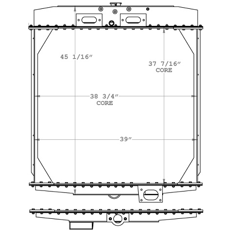 770053 - Peterbilt 359 1979-1987 Radiator Radiator