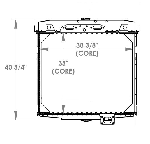 770058 - Peterbilt Radiator Radiator