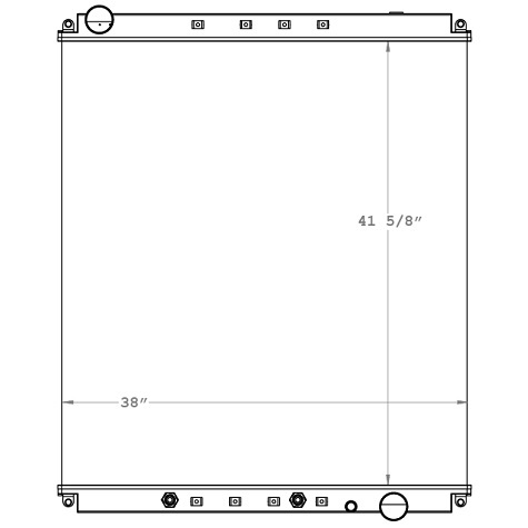 800056 - Freightliner Cascadia / Century / Columbia 2008 and up Radiator