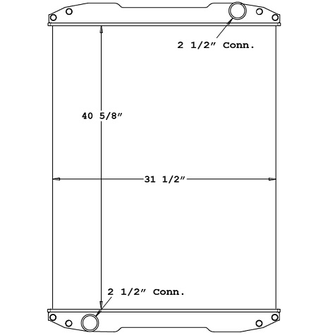 800071 - American LaFrance Radiator