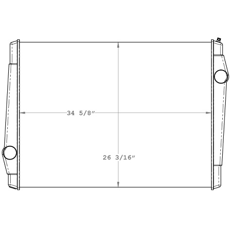 800072 - Volvo WG Radiator