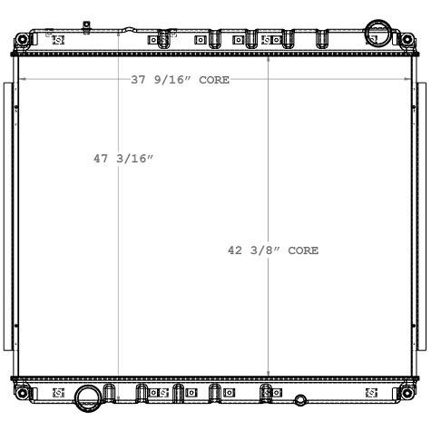 800088WF - American LaFrance 2013 Fire Truck Radiator