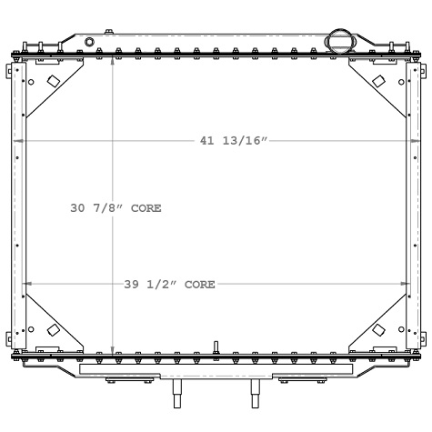 800092 - Western Star Radiator Radiator