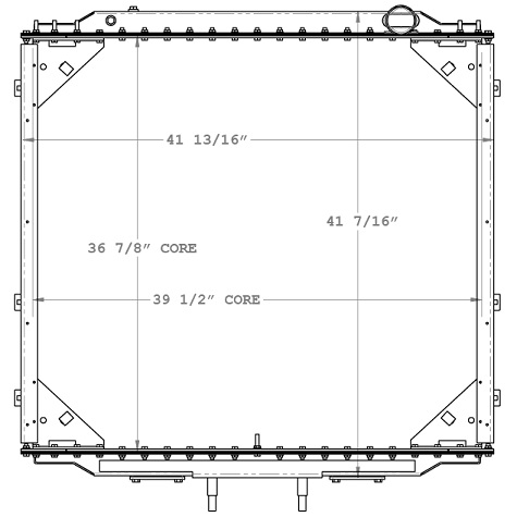 800094 - Western Star Radiator Radiator