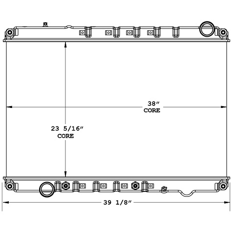 800097 - Freightliner XC / Sterling Motorhome Radiator