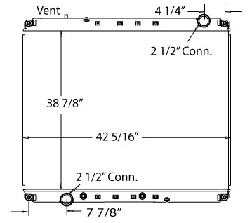 800111 - Freightliner Cascadia Radiator Radiator