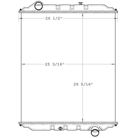 900019 - Ford Cargo Radiator