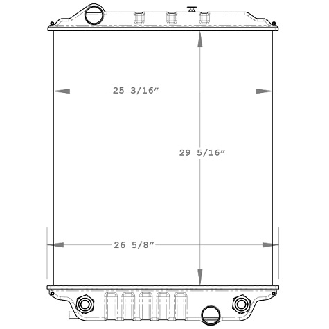 900020 - Ford Cargo Radiator