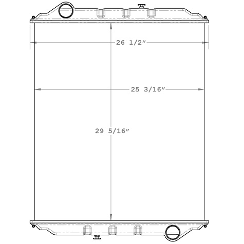 900021 - Ford Cargo Radiator