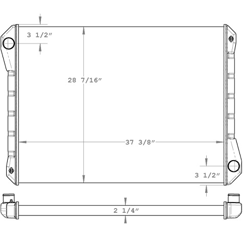 900026 - Ford / Sterling Radiator