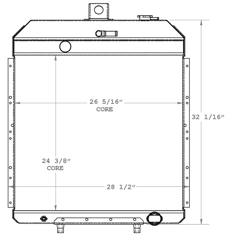 900027 - Ford / Sterling Radiator