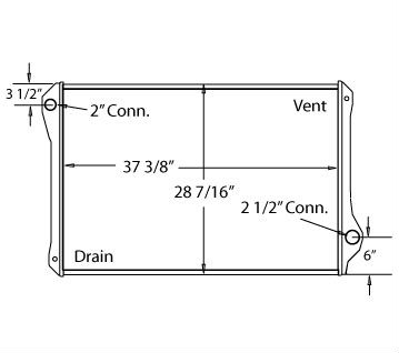 900031 - Ford / Sterling Radiator