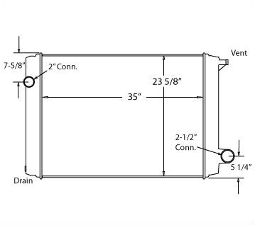 900034 - Ford / Sterling Radiator