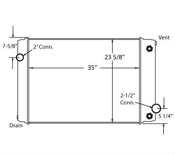 900035 - Ford / Sterling Radiator