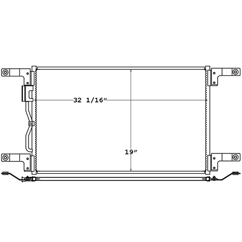 CON0011 - Freightliner & Sterling Condenser Condenser