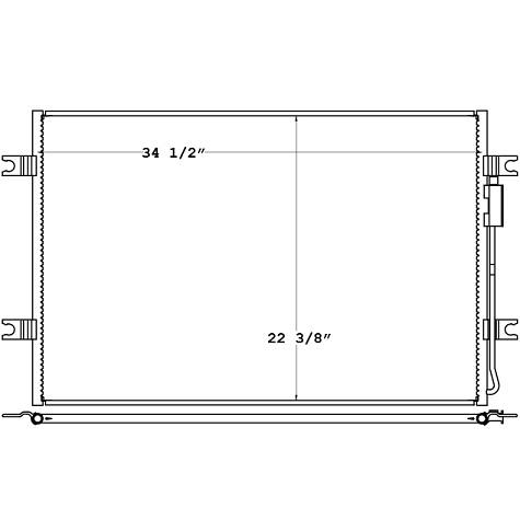 CON0013 - Freightliner Condenser Condenser