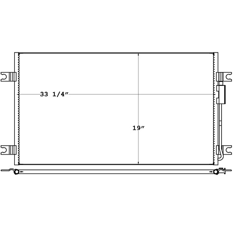 CON0015 - Freightliner Cascadia / Coronado Condenser 2008-2010 Condenser