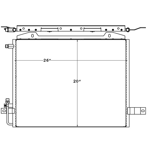 CON0016 - Sterling Acterra Condenser 2003 - 2006 Condenser