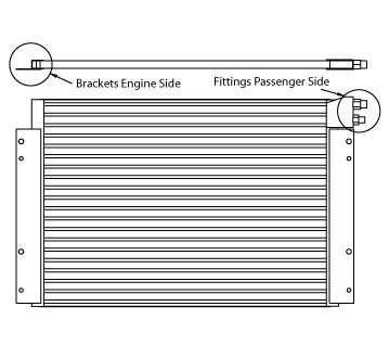 CON0033 - Mack CV Granite Condenser 2003 - 2007 Condenser