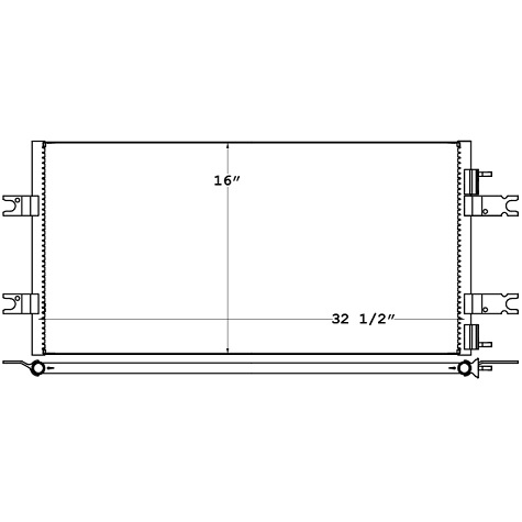 CON0037 - Mack Granite Vision CX Condenser 2007 - 2010 Condenser