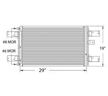 CON0040 - Mack CH  1994 - 2002 Condenser Condenser