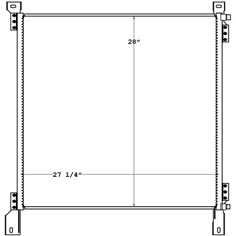 CON0053 - Peterbilt Condenser Condenser