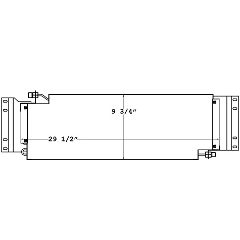 CON0054 - Peterbilt 379 1988 - 1996 Condenser Condenser