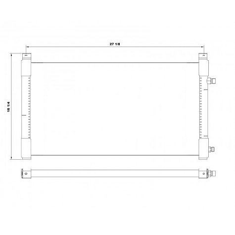 CON0063 - Volvo VNL, VNM Series 1996 - 1998 Condenser