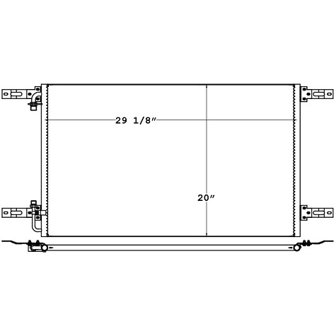 CON0068 - Freightliner Condenser Condenser