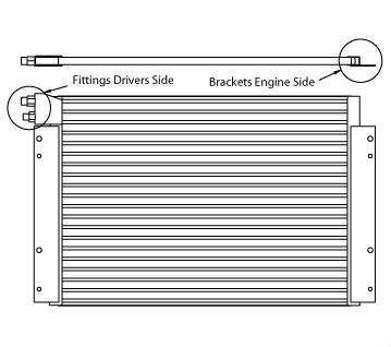 CON0074 - Mack CV Granite Condenser 2003 - 2007 Condenser