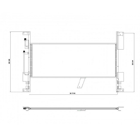 CON0078 - Western Star 4764 2005 - 2007 Condenser