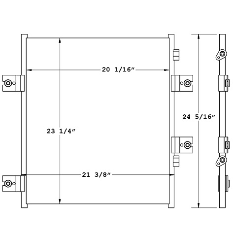 CON0081 - International Prostar / 4000 Series 2007-2011 Condenser