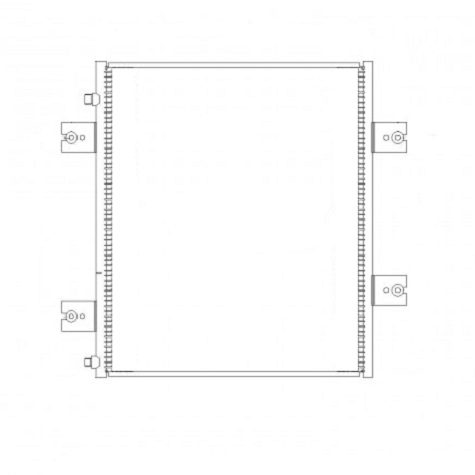 CON0082 - Freightliner MT45 / MT55 2011 - 2013 Condenser Condenser