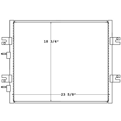 CON0084 - 2010 - Current DuraStar 4000 Series, TerraStar / 2010 & Current IC Corp Models AC, CE, HC School and Commercial Bus Condenser