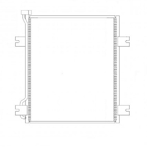 CON0086 - International PayStar 5000 Series 2008 - 2012 Condenser