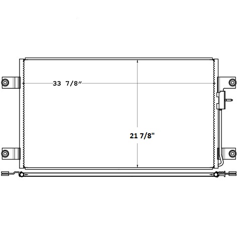 CON0087 - 2018 & Newer Freightliner Cascadia Condenser Condenser